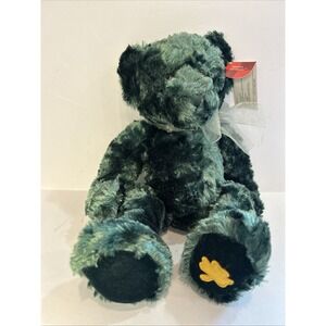 NWT Vintage St Patricks Day Bear -Dublin By Russ Shamrock Paw Rare NWT Green